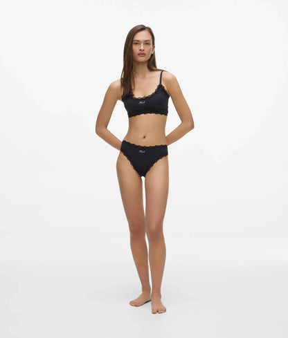 Signature lace trim thong – 3-pack