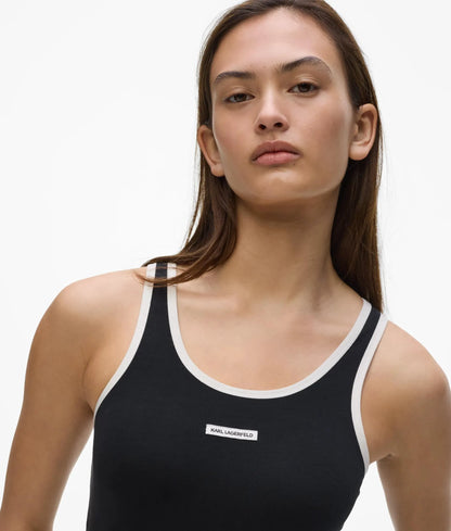 Monochrome thong bodysuit