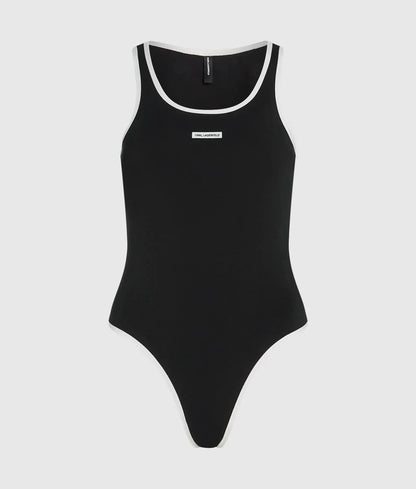 Monochrome thong bodysuit