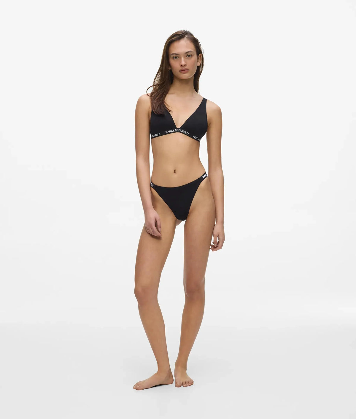 Logo high-leg thong