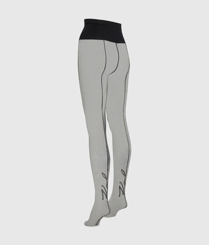 Signature seamed tights