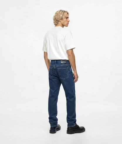 Logo straight jeans
