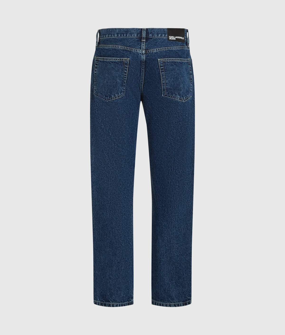 Logo straight jeans