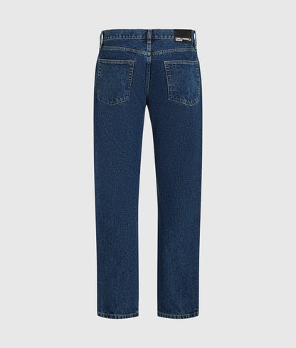 Logo straight jeans