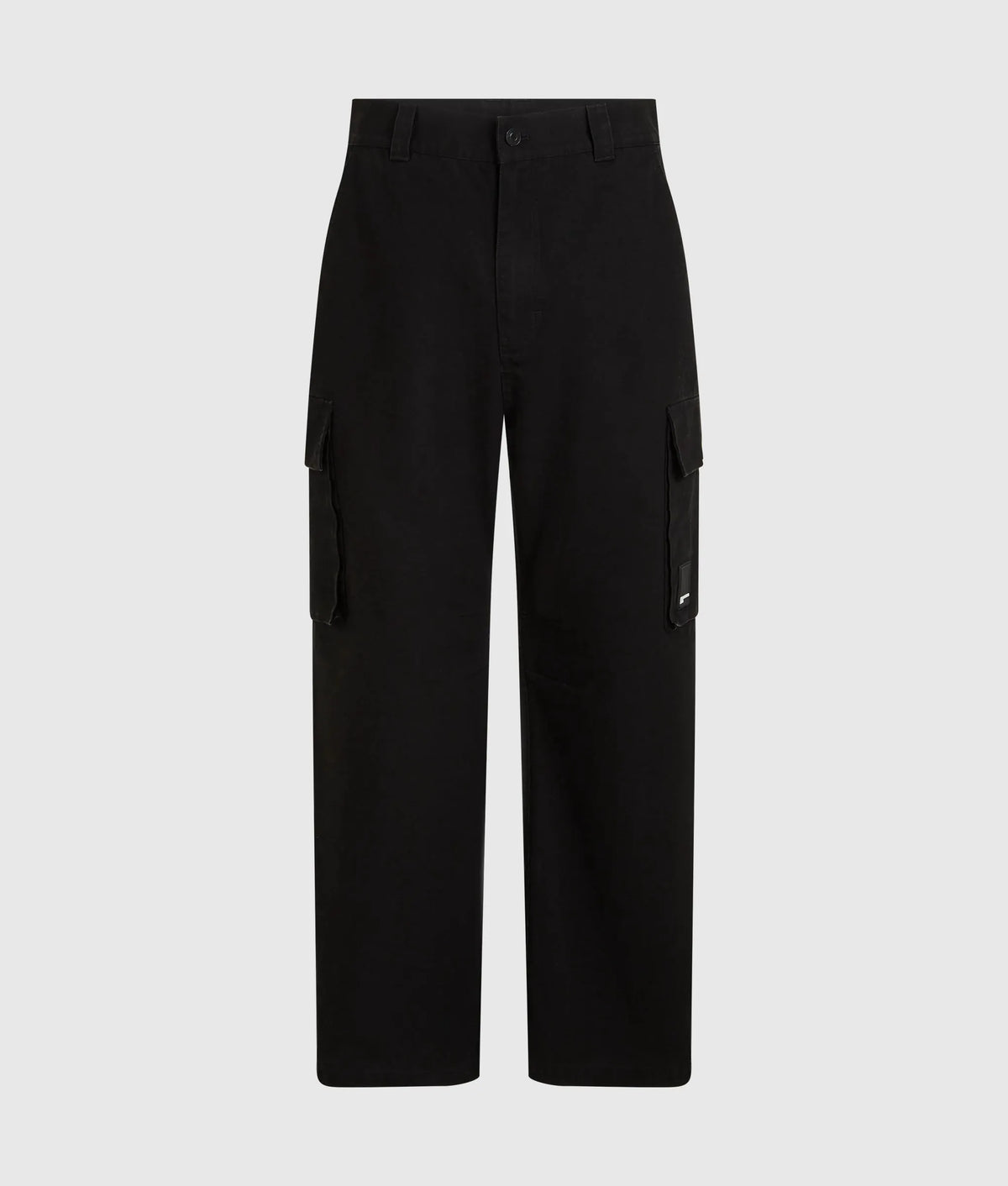 Coated cotton cargo pant