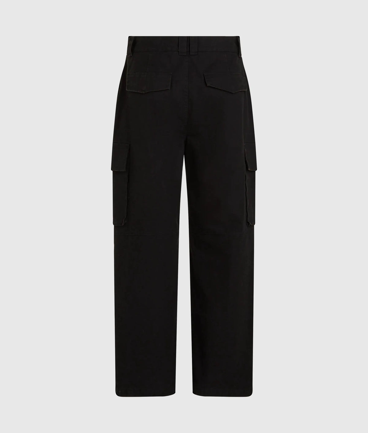 Coated cotton cargo pant