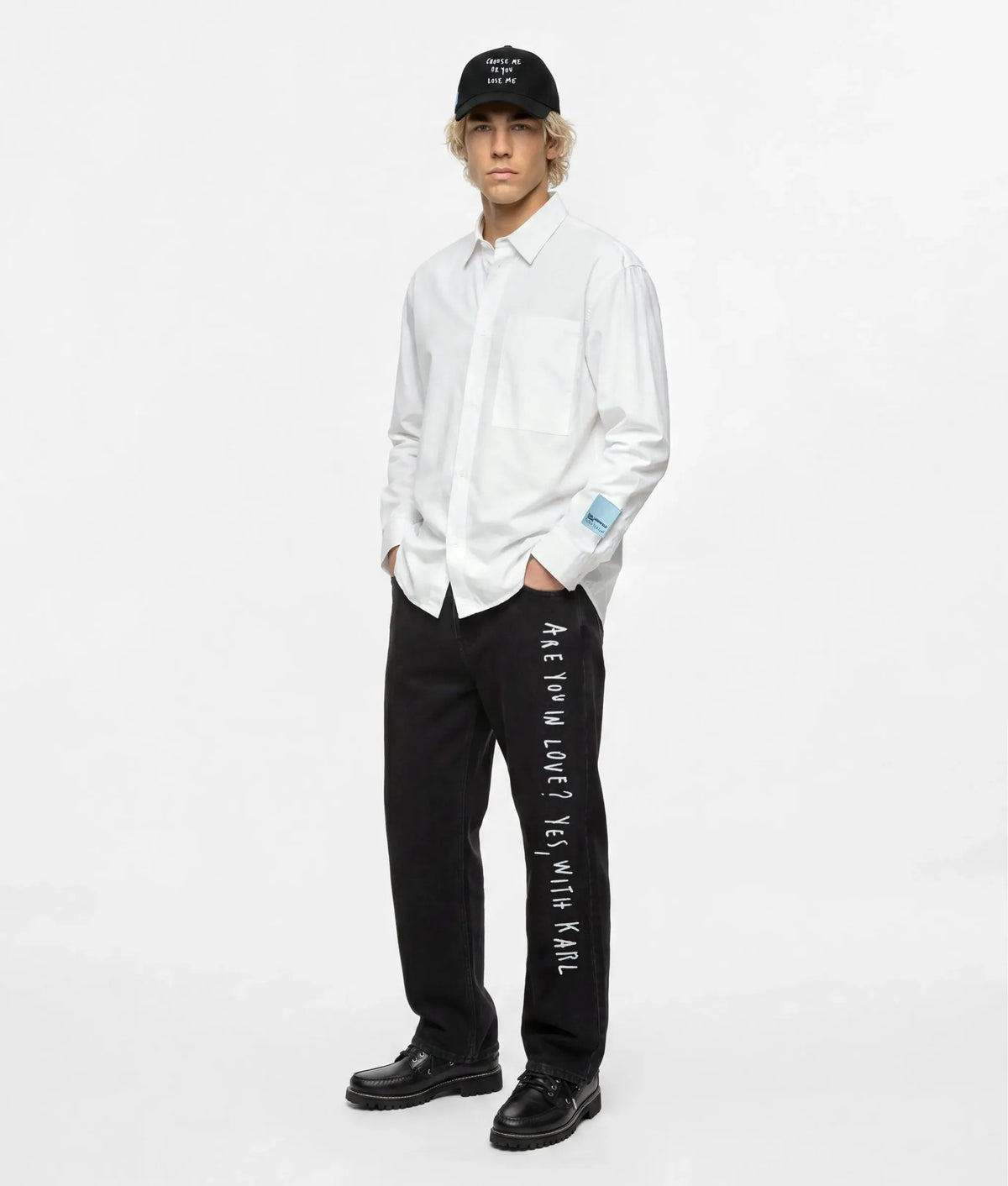 KLJ X Pietro Terzini relaxed jeans