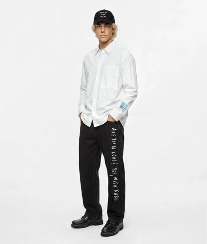 KLJ X Pietro Terzini relaxed jeans