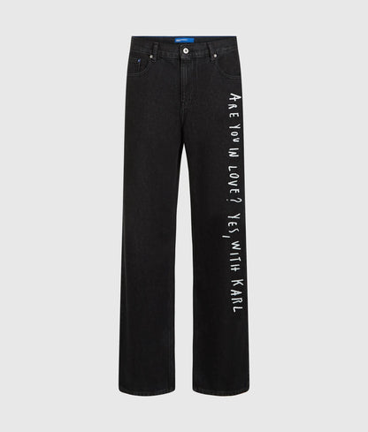 KLJ X Pietro Terzini relaxed jeans