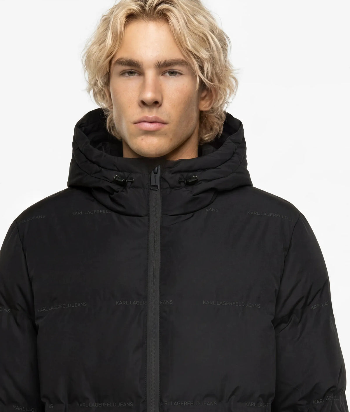 Logo puffer jacket