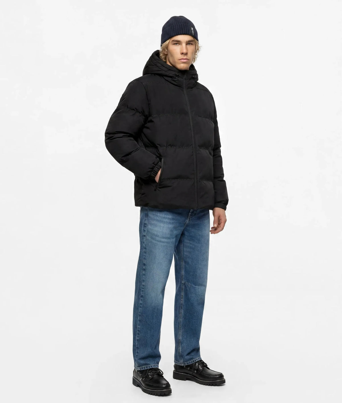 Logo puffer jacket