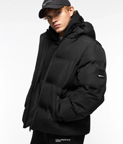 Logo puffer jacket