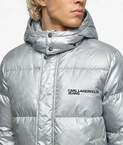 Shiny puffer jacket