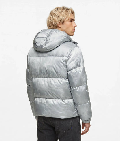 Shiny puffer jacket