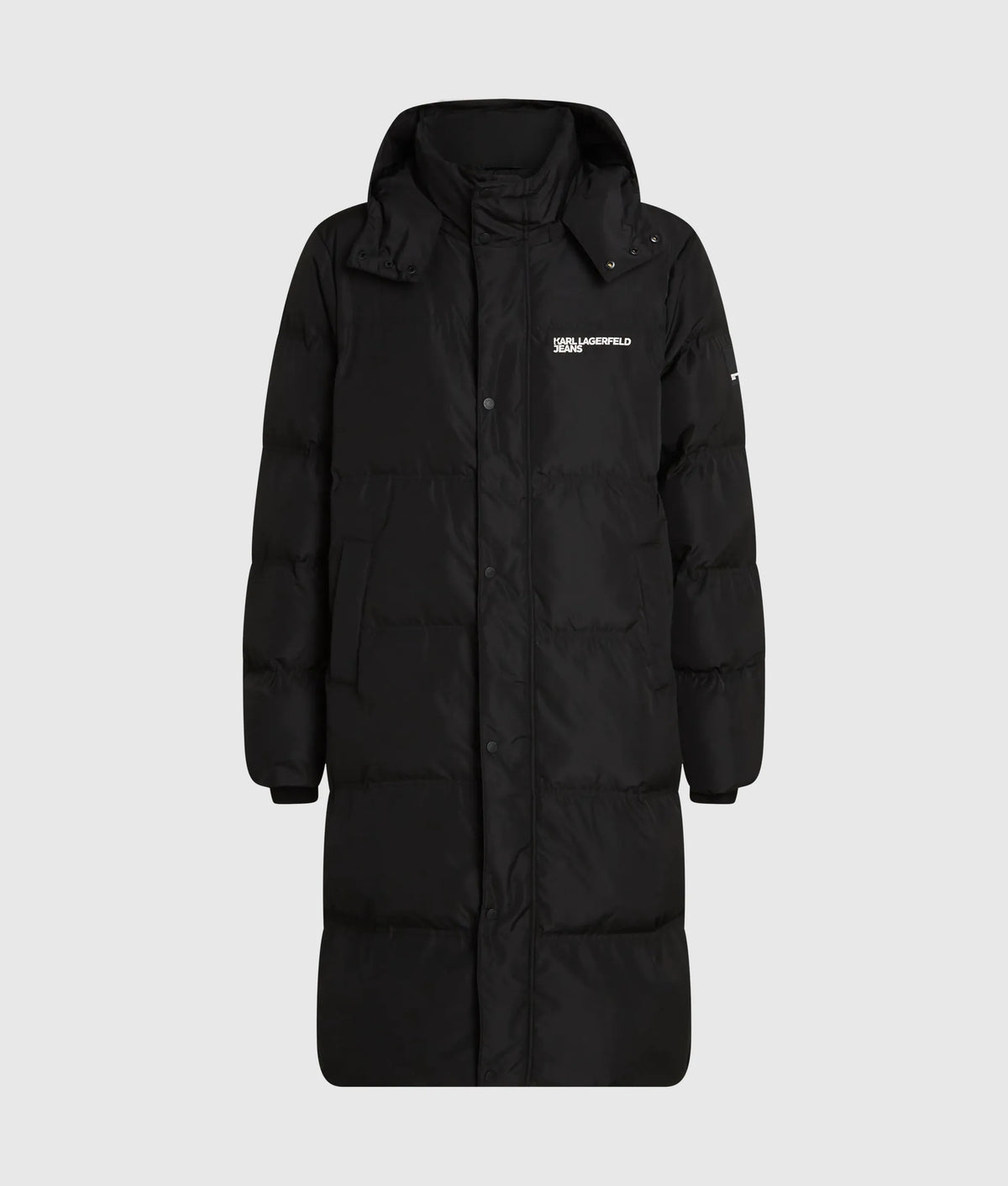 Extra-long puffer jacket