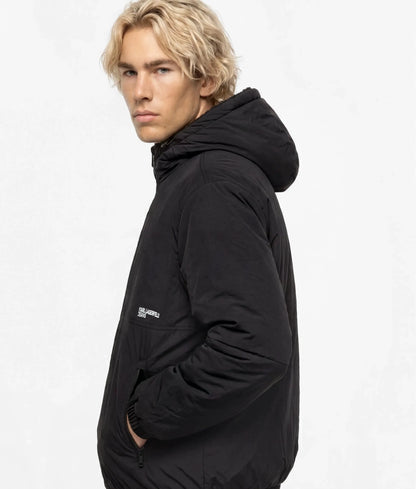 Reversible teddy puffer jacket