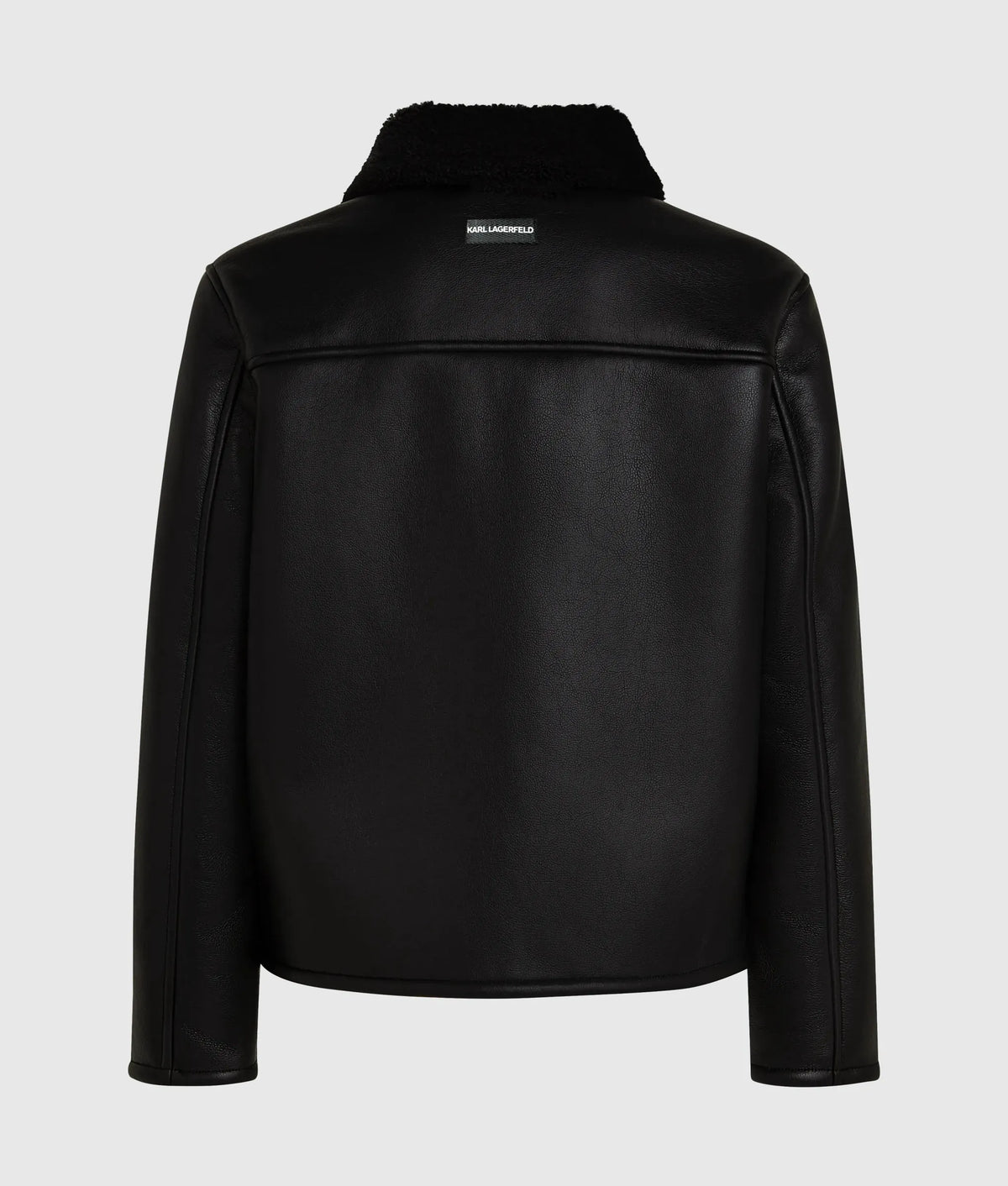 Faux-shearling reversible jacket