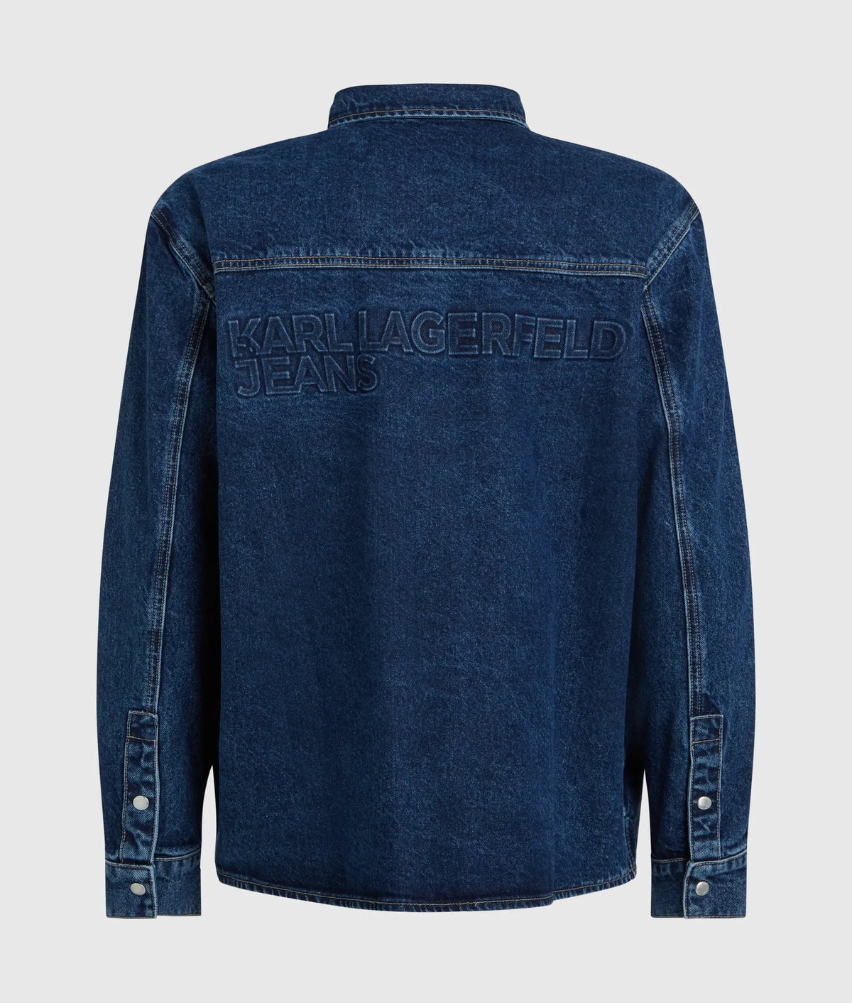 Logo denim overshirt