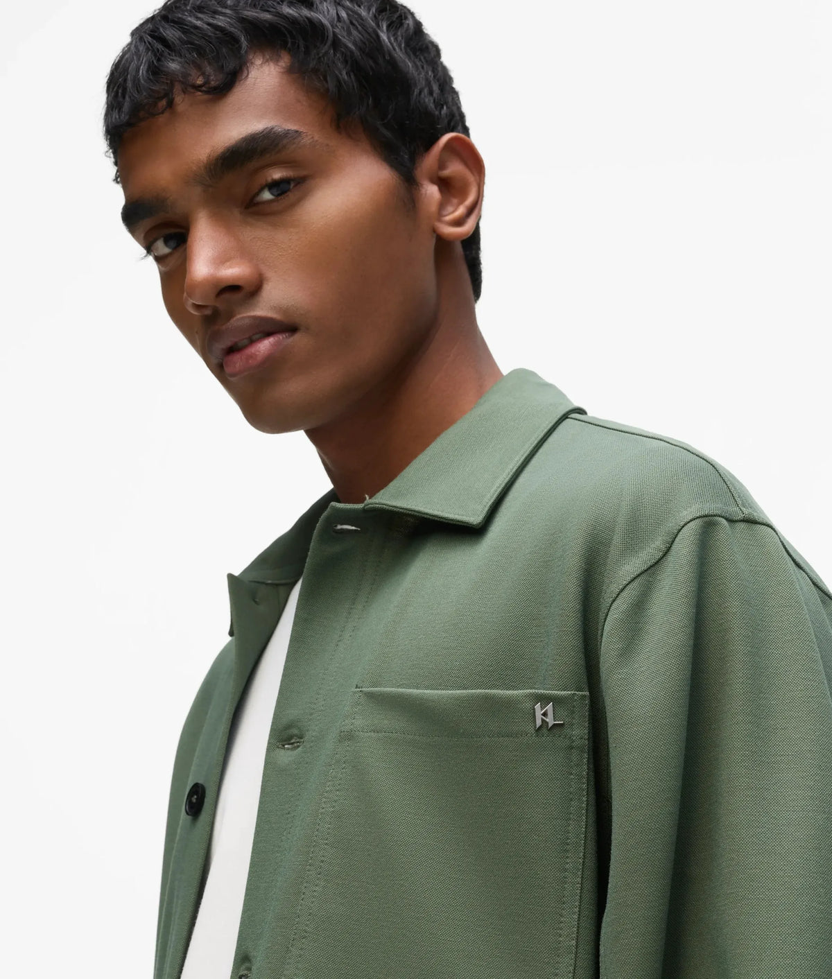 Buttoned overshirt