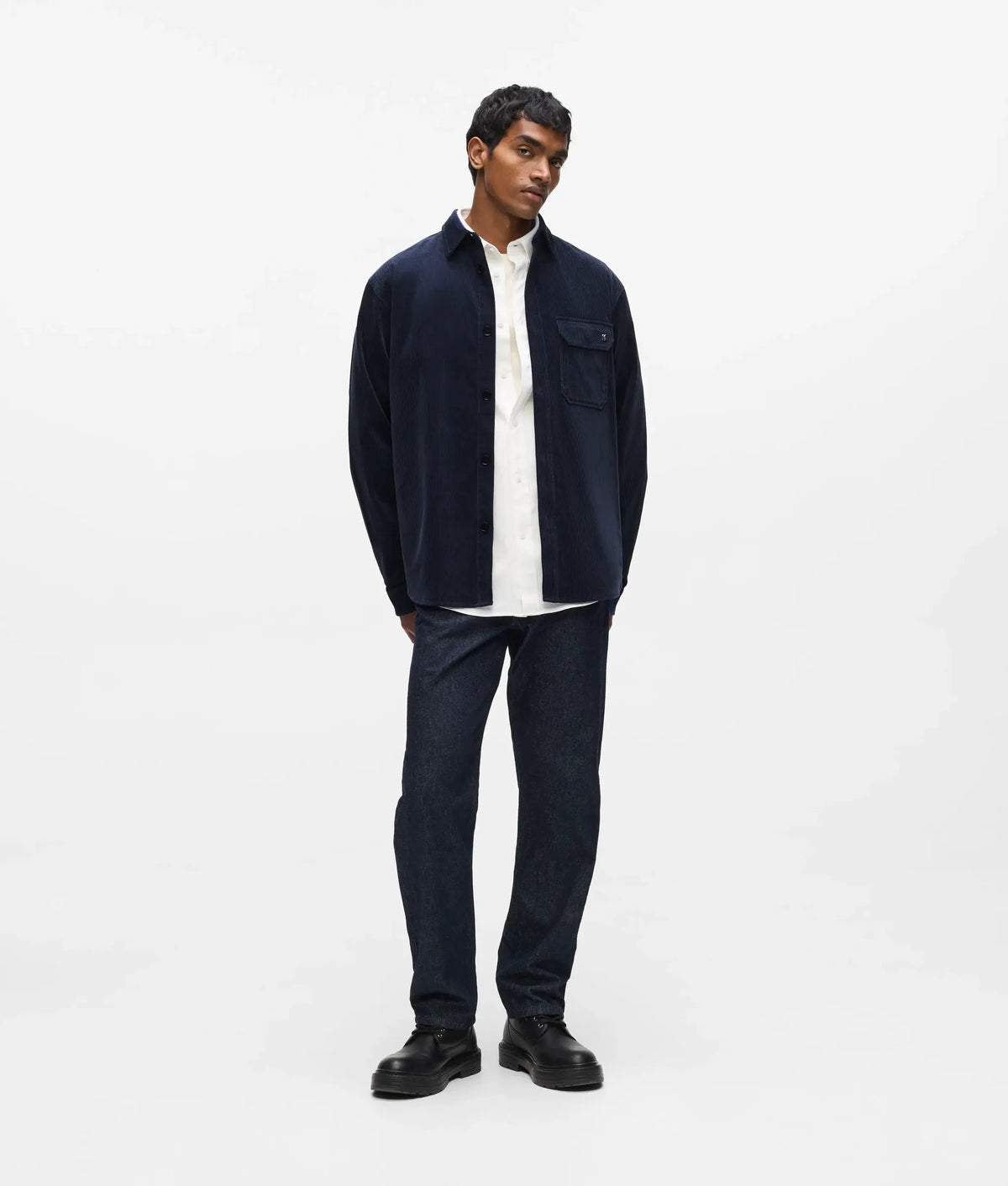 Corduroy pocket shirt