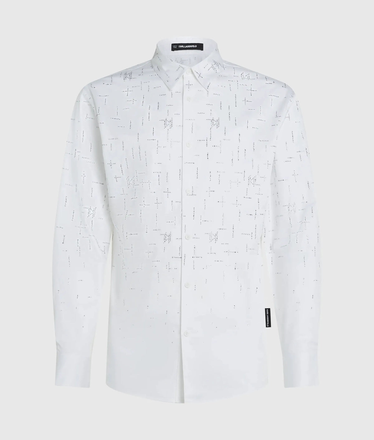 Monogram rhinestone shirt