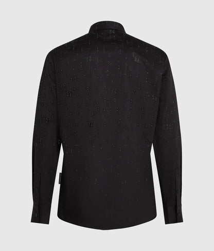 Monogram rhinestone shirt