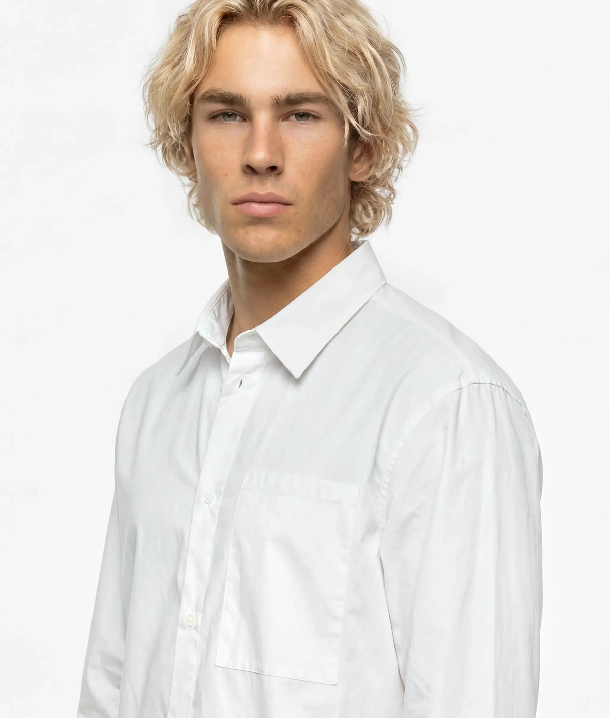 KLJ X Pietro Terzini boxy buttoned shirt