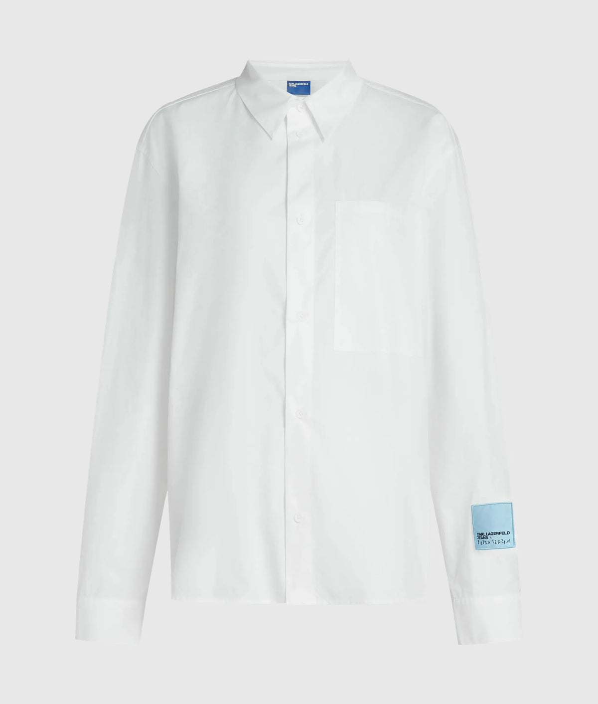 KLJ X Pietro Terzini boxy buttoned shirt
