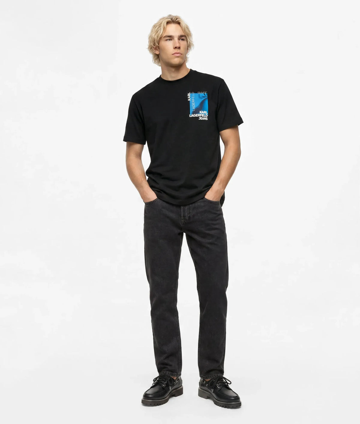 Ombré box logo T-shirt