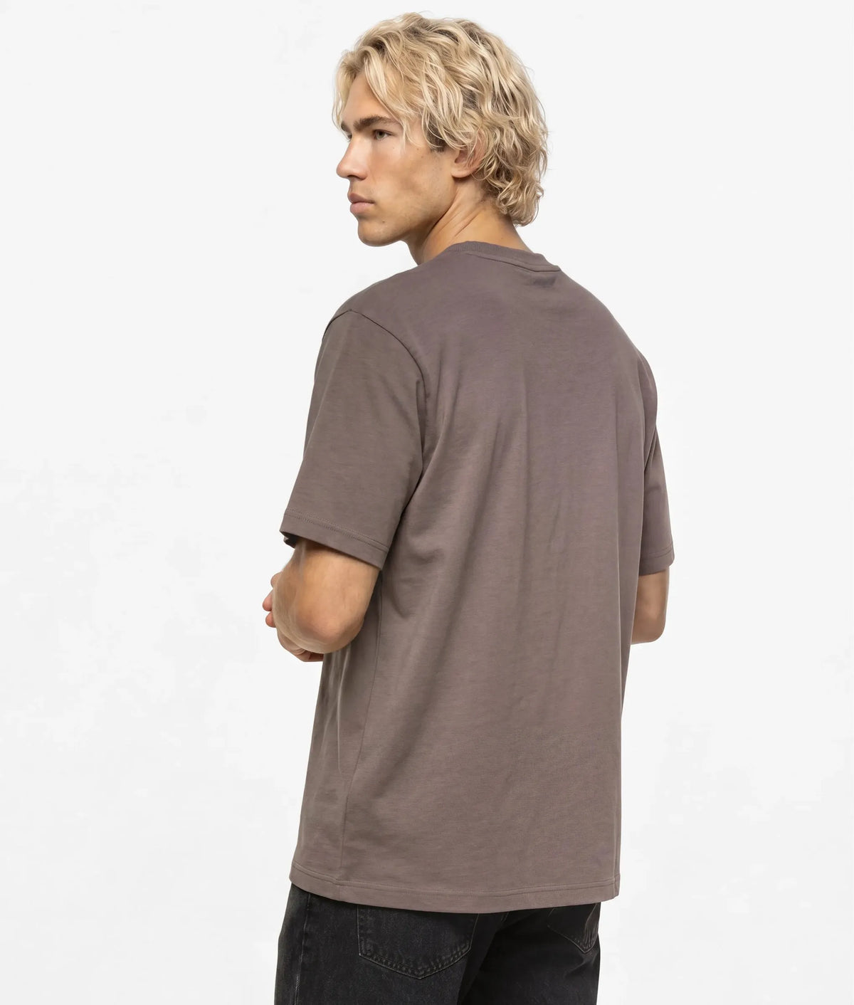 Relaxed seam-detail T-shirt