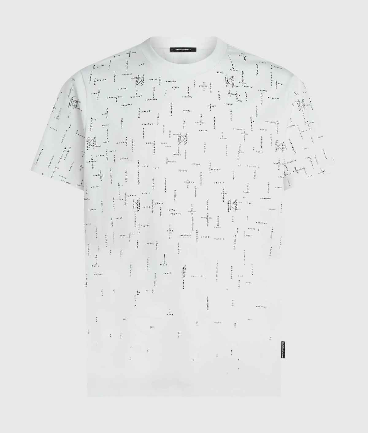 Monogram rhinestone T-shirt