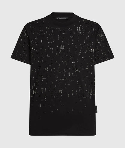 Monogram rhinestone T-shirt