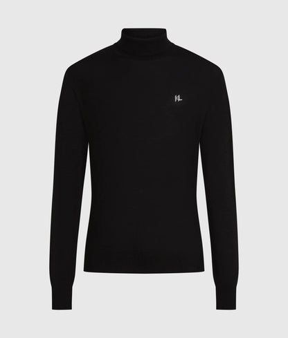 Monogram wool turtleneck sweater