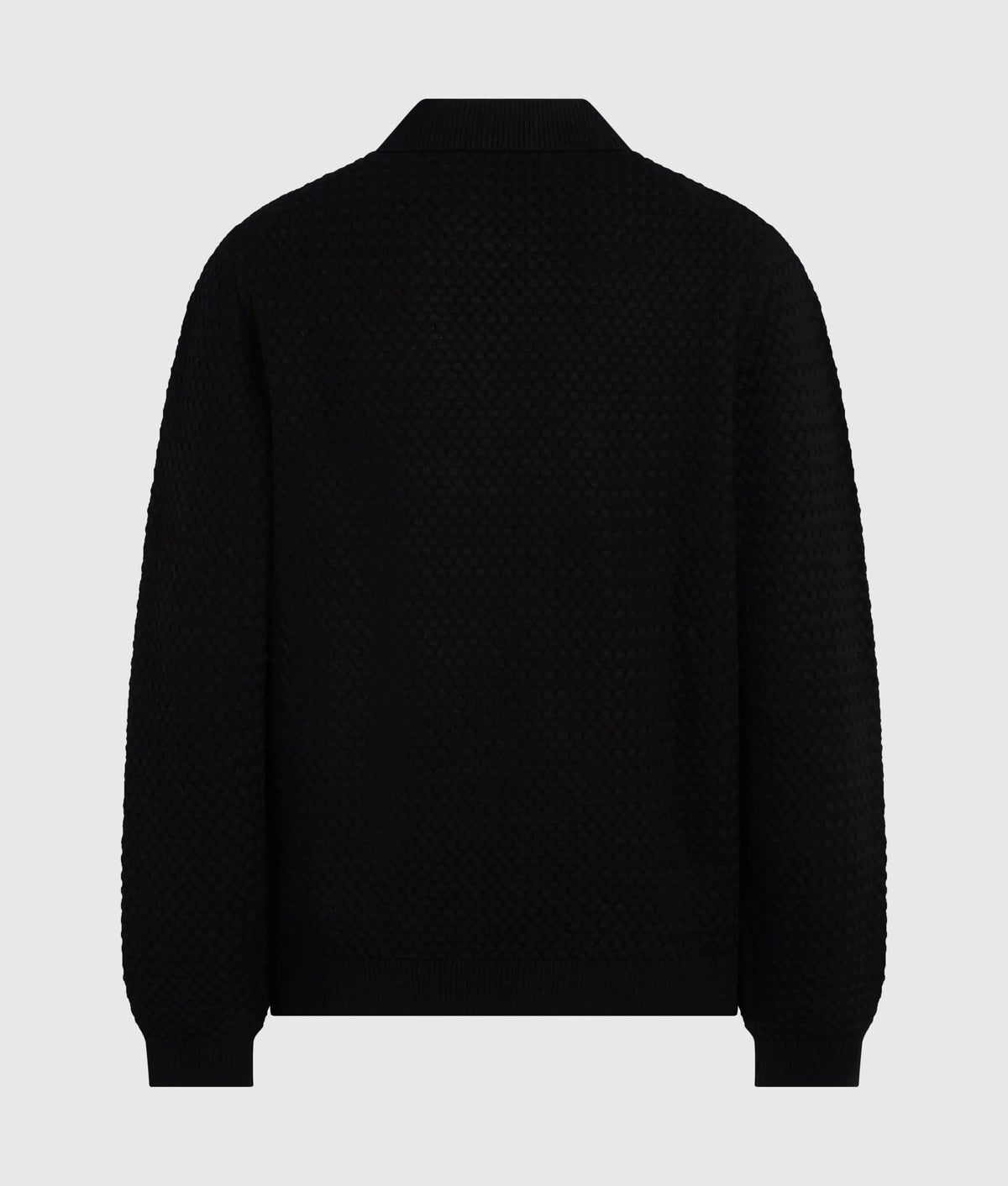 Long-sleeved knit polo