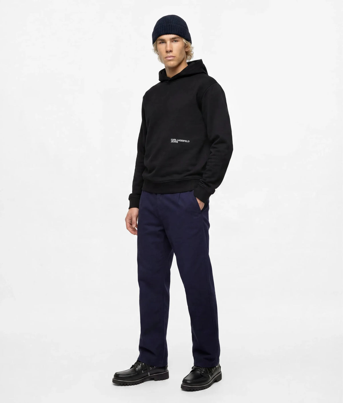Ombré box logo hoodie