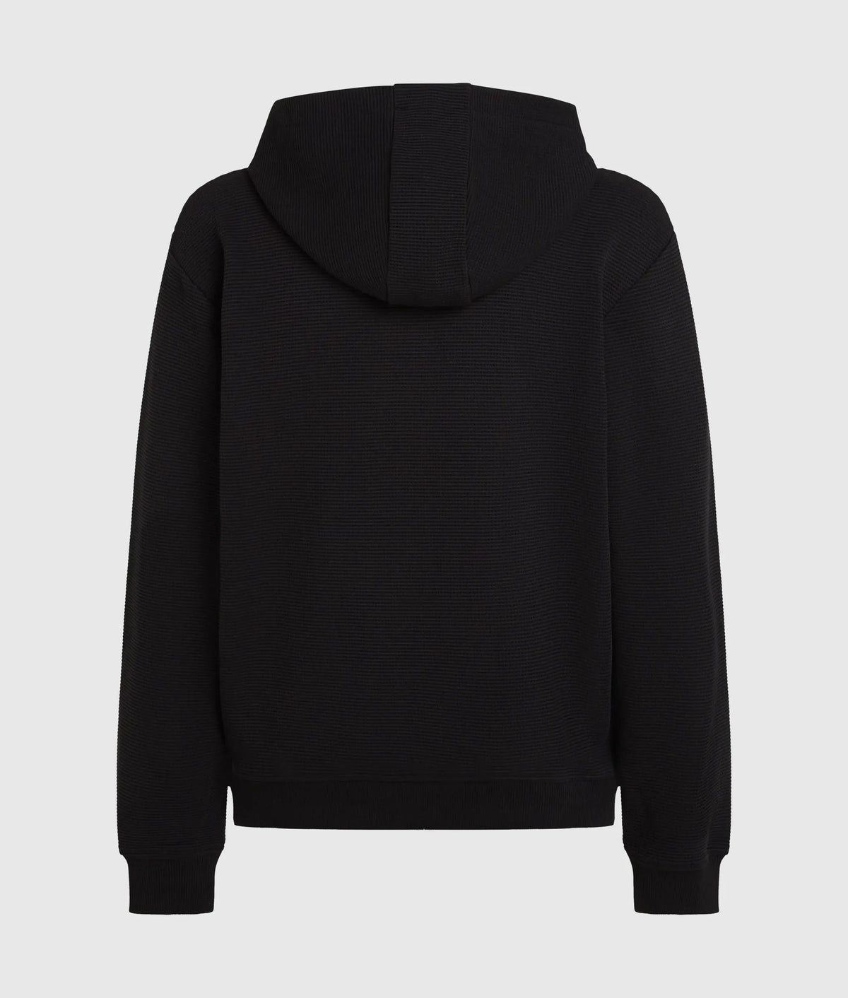 Waffle zip-up hoodie
