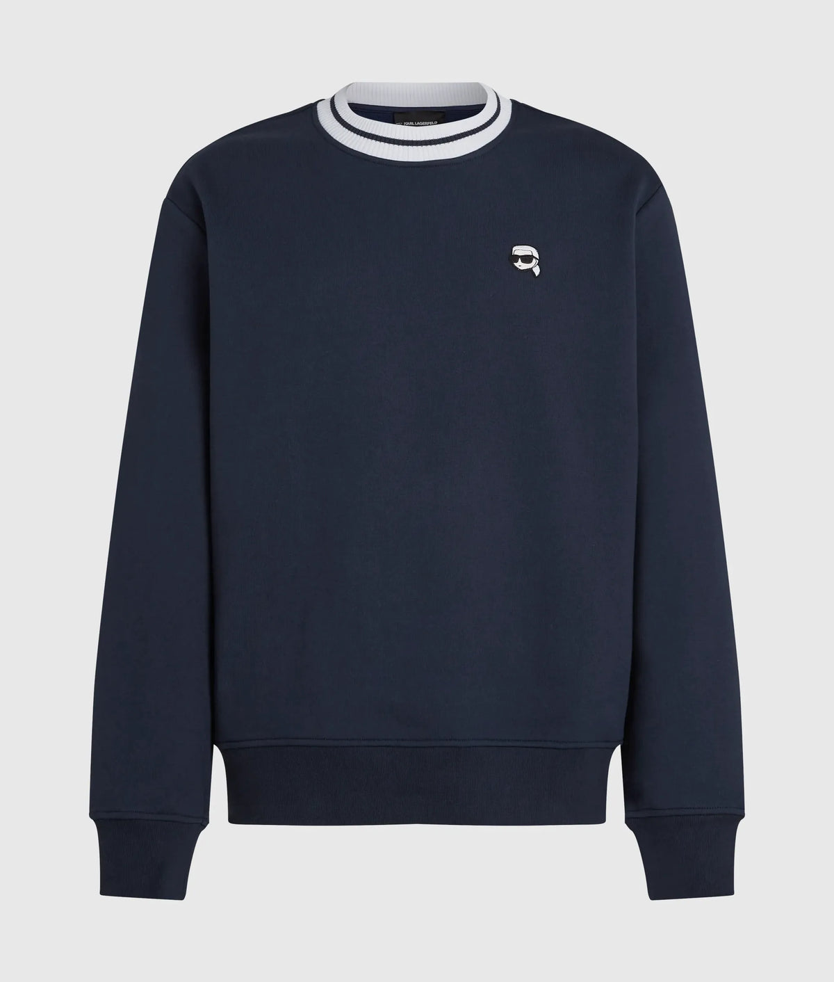 Ikon striped neck sweatshirt