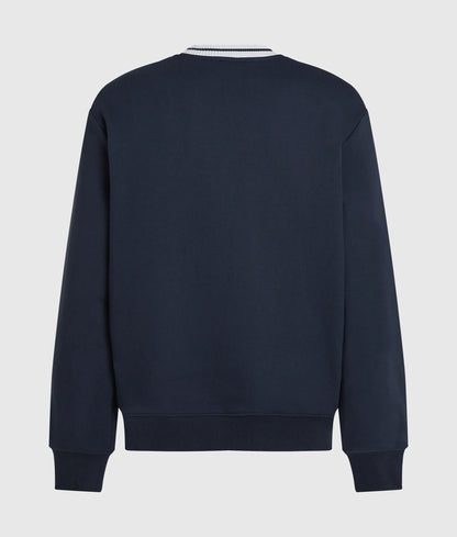 Ikon striped neck sweatshirt