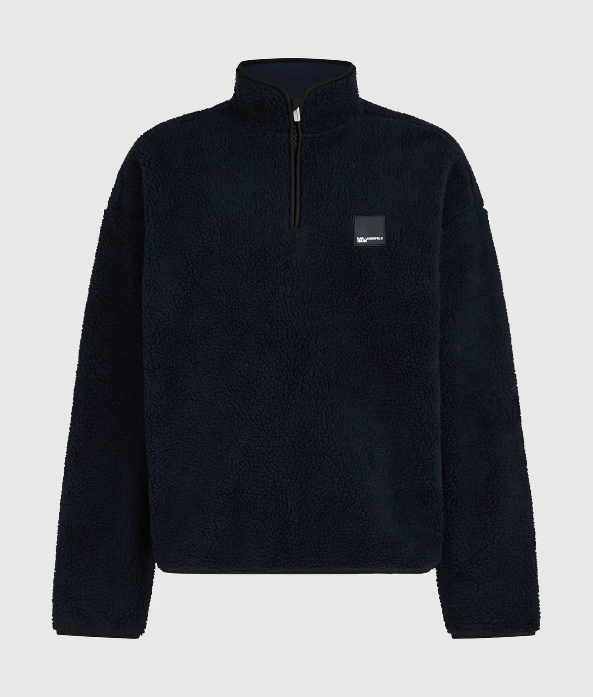 Half-zip fleece sweatshirt