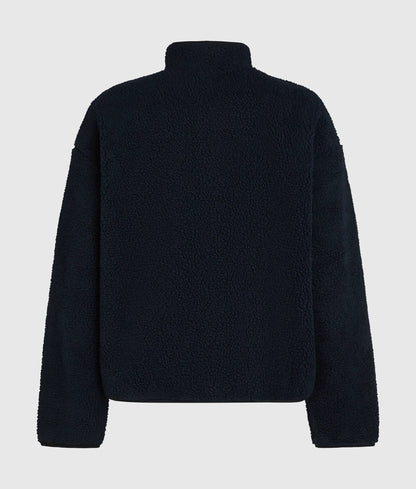 Half-zip fleece sweatshirt
