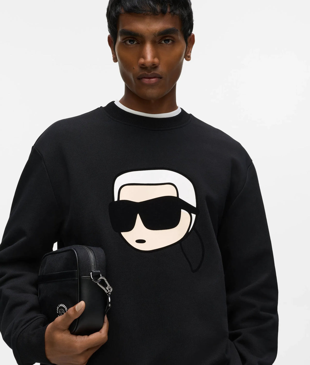 Exclusive Ikon Karl bold graphic sweatshirt