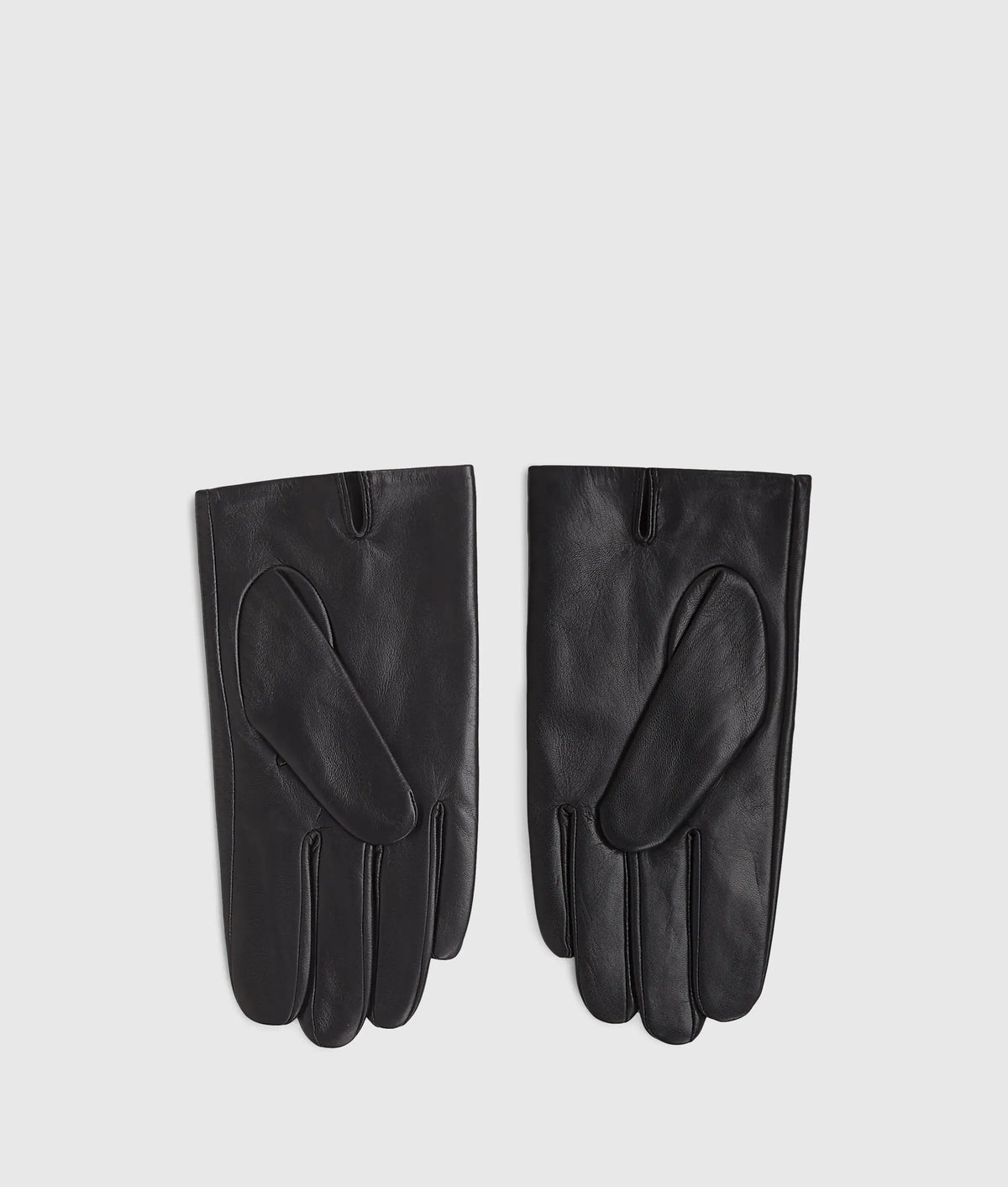 K logo leather gloves