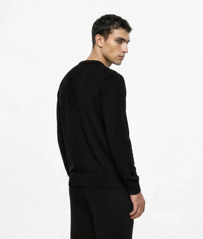 Monogram cashmere blend loungewear sweater