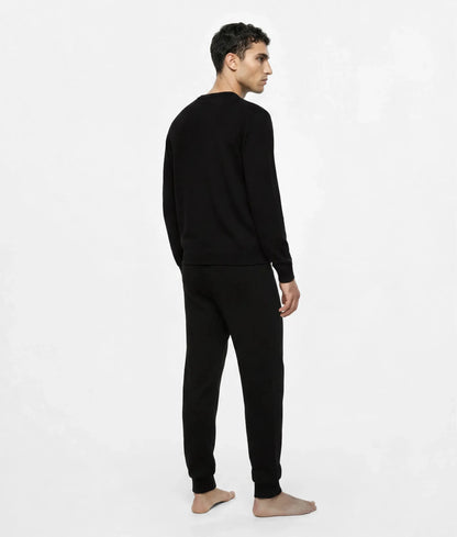 Monogram cashmere blend loungewear pants