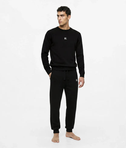 Monogram cashmere blend loungewear pants