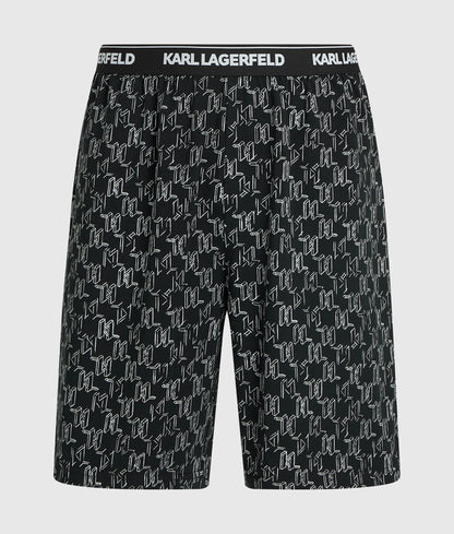 Monogram pajama shorts