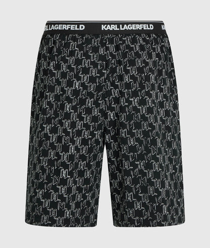 Monogram pajama shorts