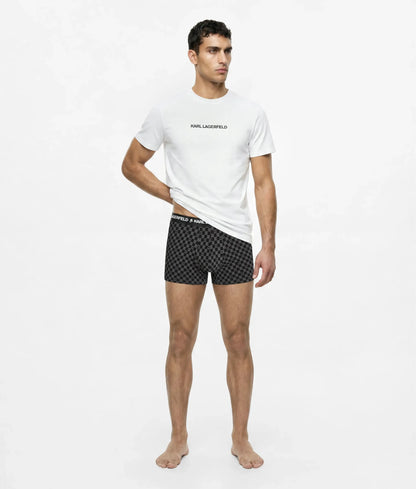 Logo pajama T-shirt and trunks gift set