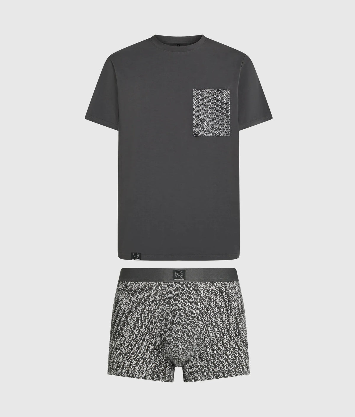 Ikon pajama T-shirt and trunks gift set