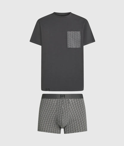 Ikon pajama T-shirt and trunks gift set